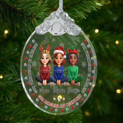 Our Friendship Is Endless, Cartoon Children With Holiday Hats