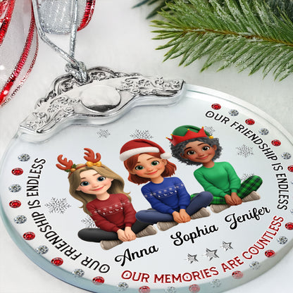 Our Friendship Is Endless, Cartoon Children With Holiday Hats