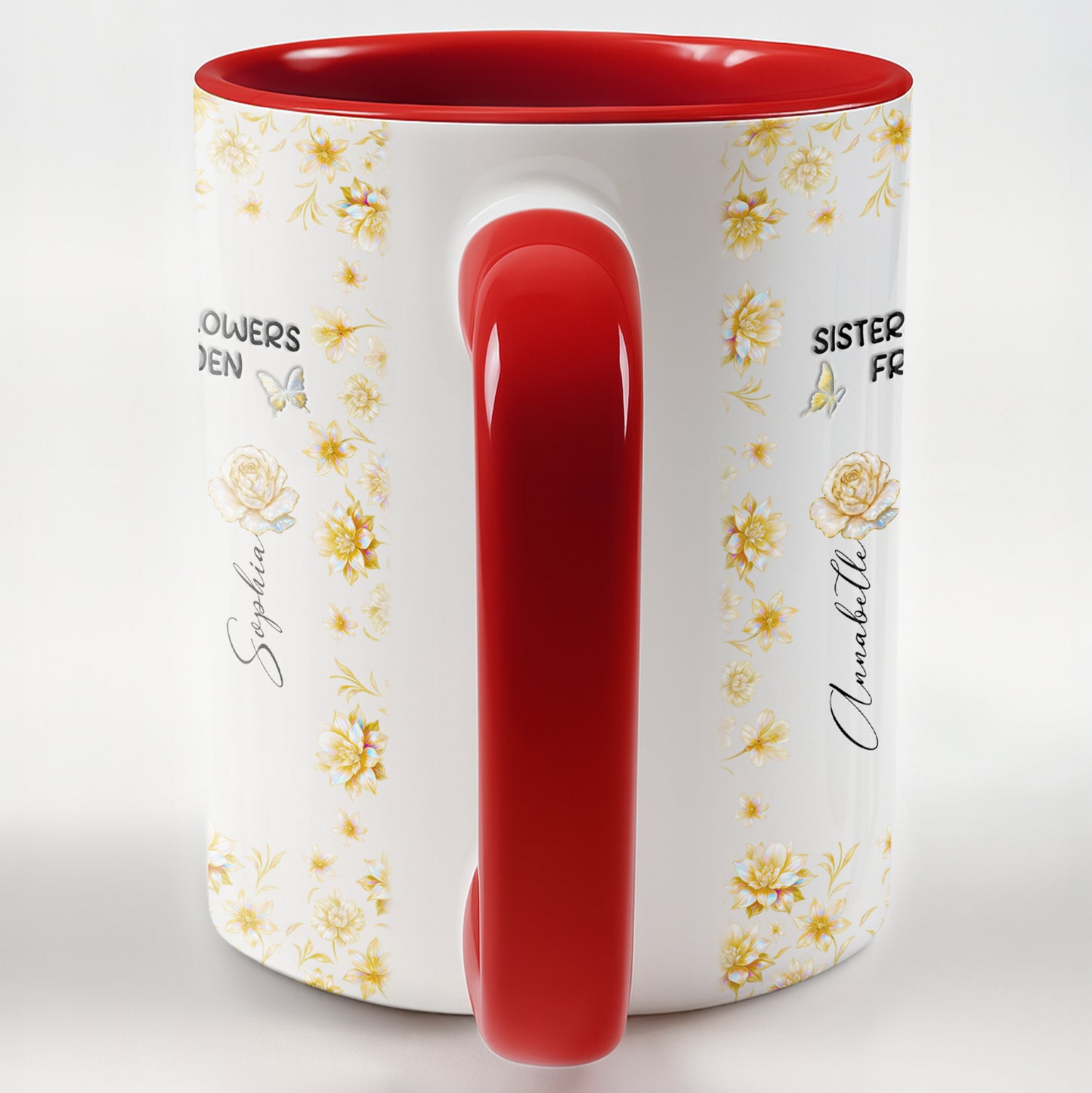 Les sœurs sont des fleurs différentes du même jardin - Tasse personnalisée avec accents - BST196_AMUG