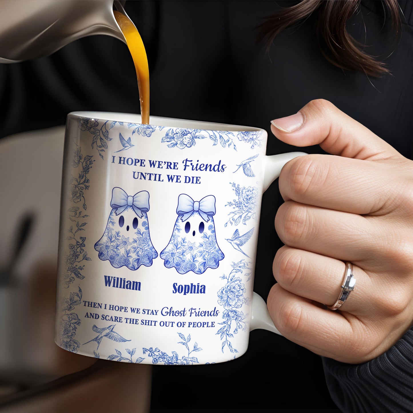 I Hope We're Friends Until We Die With Ghosts And Flowers