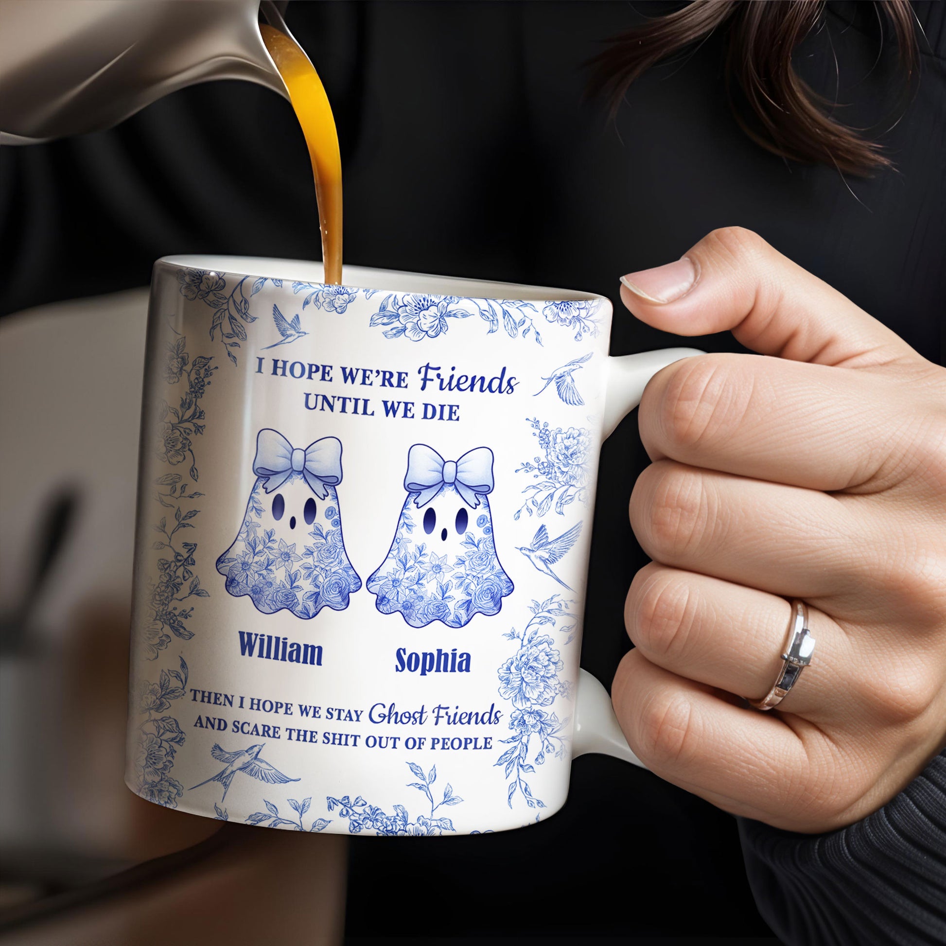 I Hope We're Friends Until We Die With Ghosts And Flowers