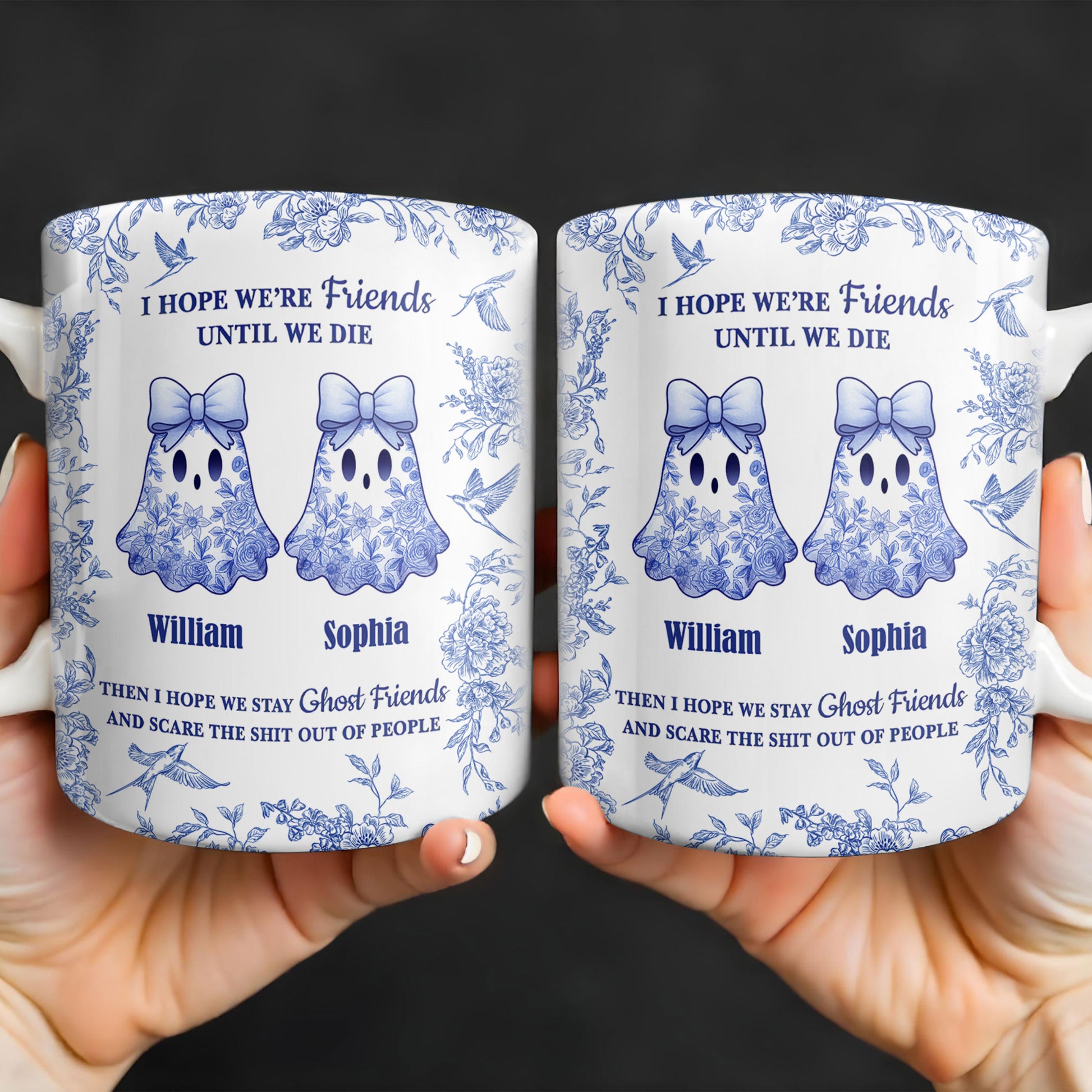 I Hope We're Friends Until We Die With Ghosts And Flowers