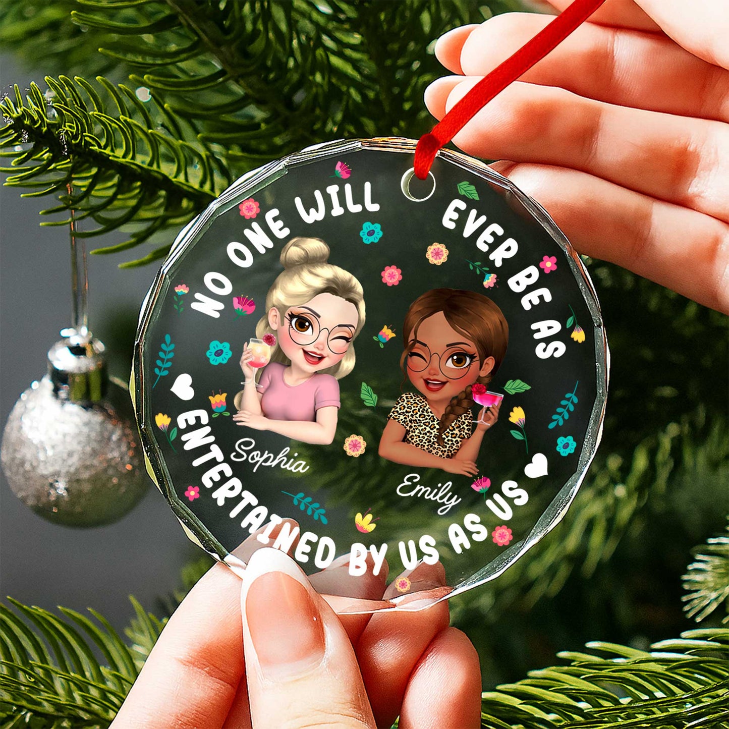 No One Will Ever Be As Entertained By Us As Us, Flowers, Cartoon Girls