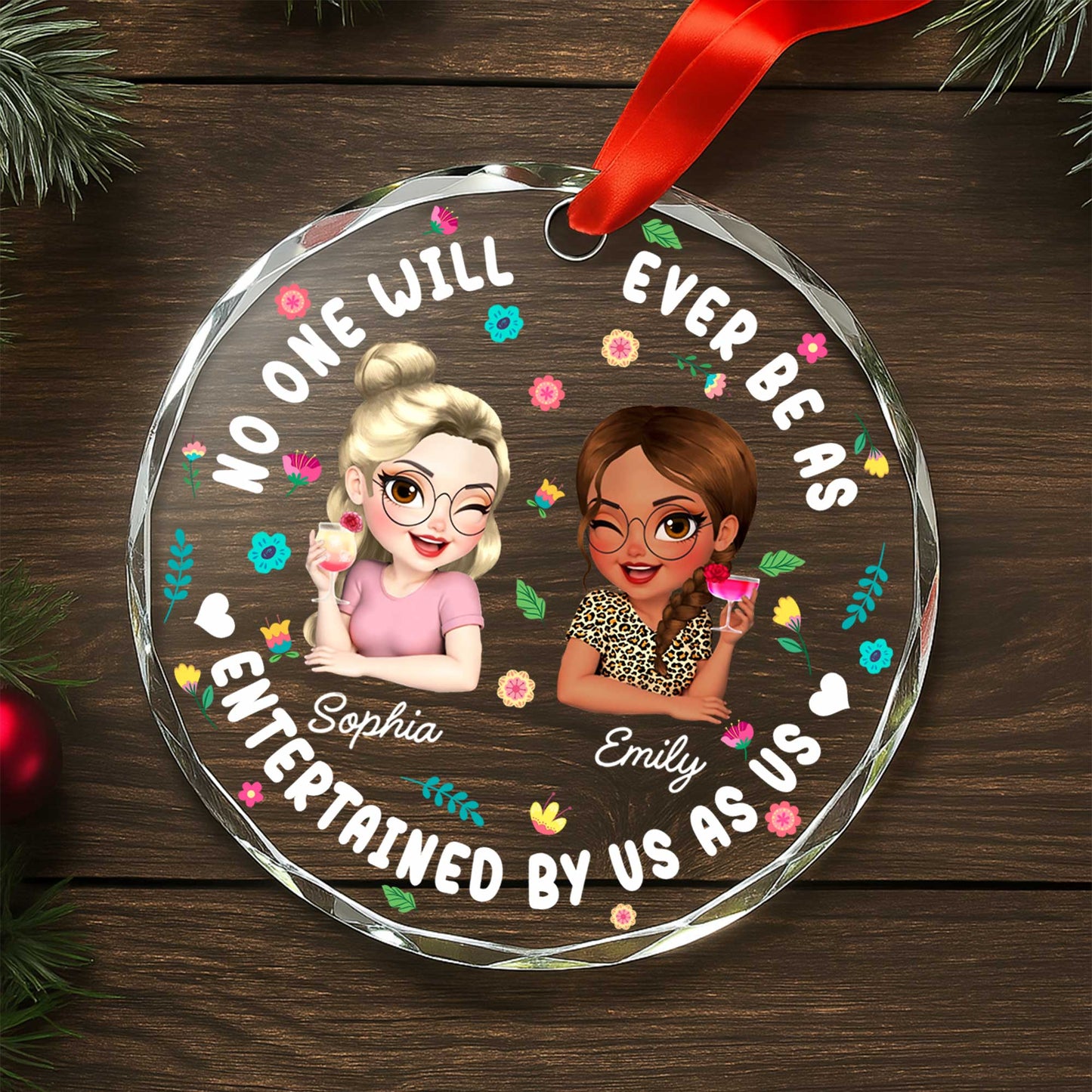 No One Will Ever Be As Entertained By Us As Us, Flowers, Cartoon Girls