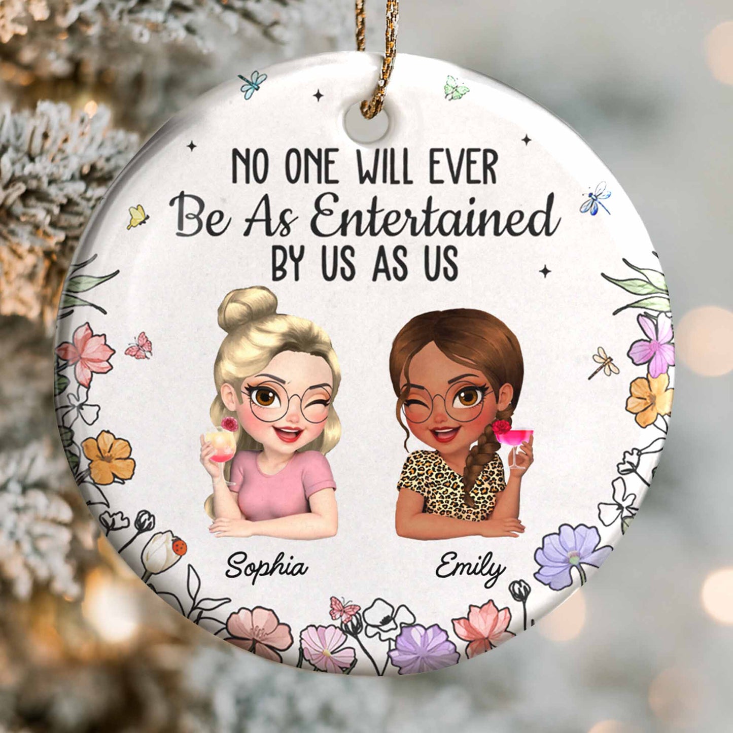 No One Will Ever Be Entertained By Us As Us, Flowers and Butterflies