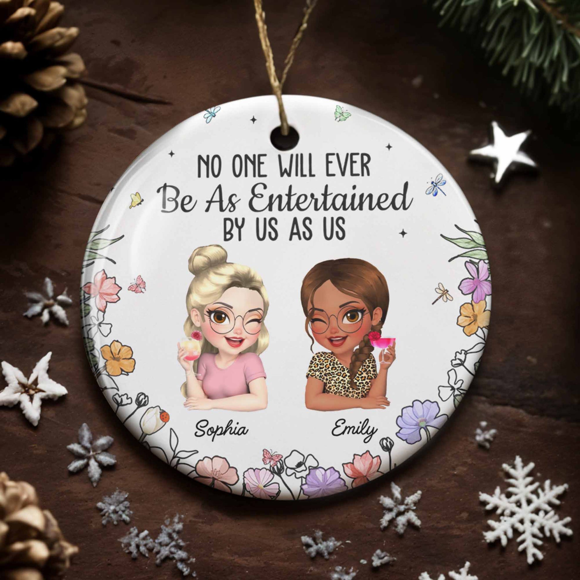 No One Will Ever Be Entertained By Us As Us, Flowers and Butterflies