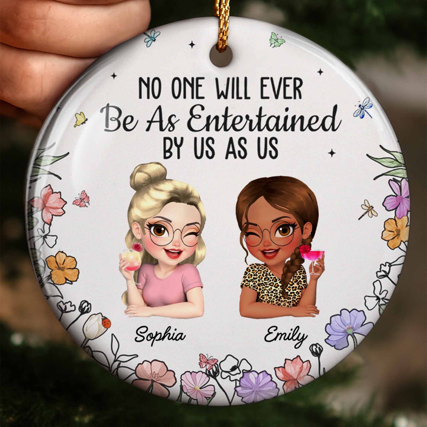 No One Will Ever Be Entertained By Us As Us, Flowers and Butterflies