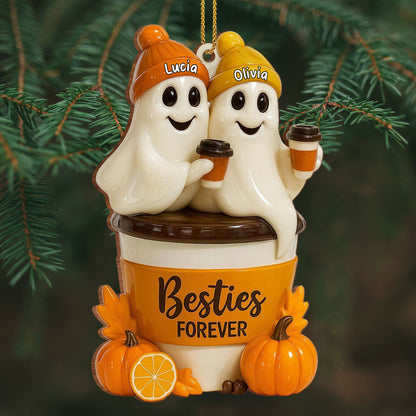 Besties Forever With Ghosts And Pumpkin
