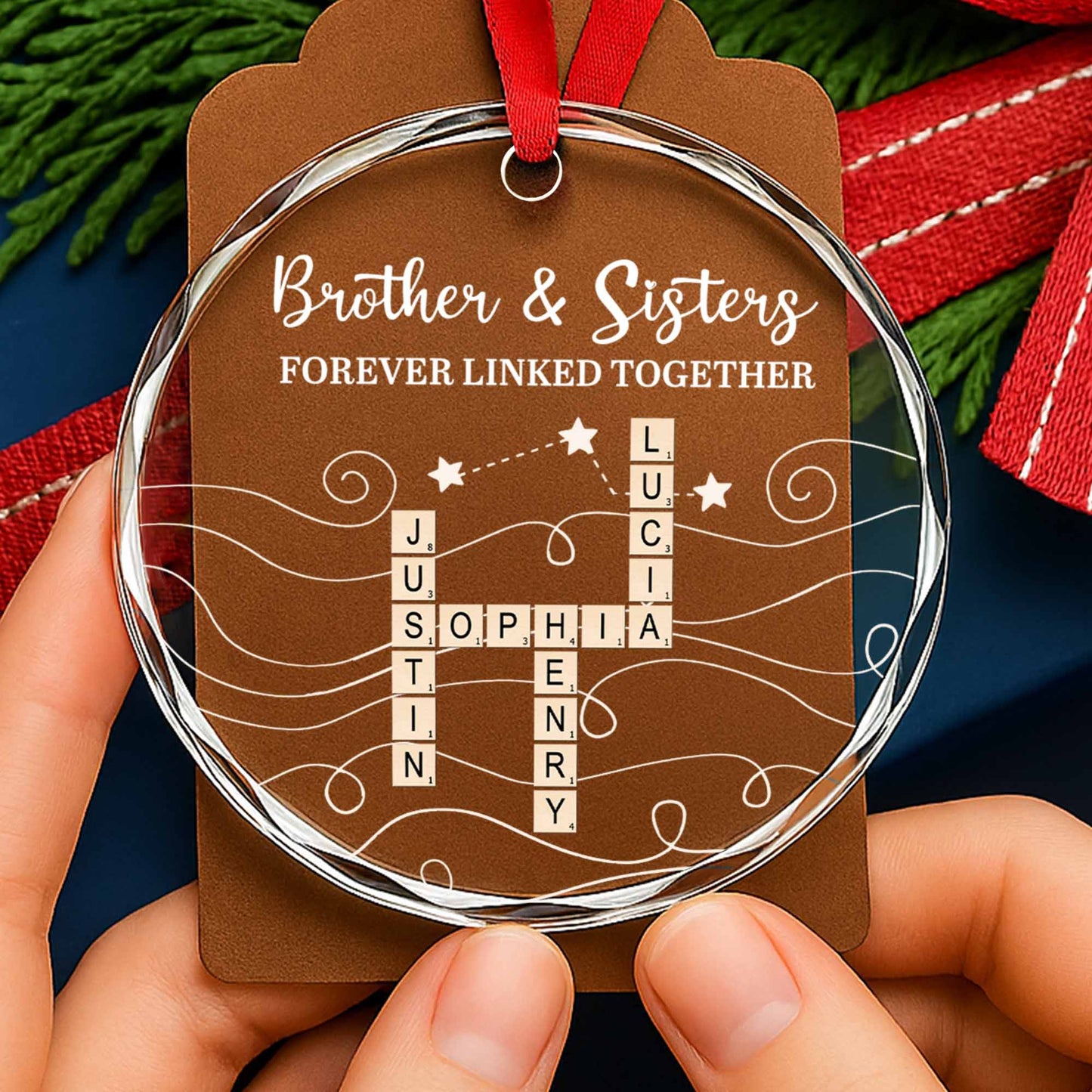 Brother & Sisters Forever Linked Together, Stars And Swirls