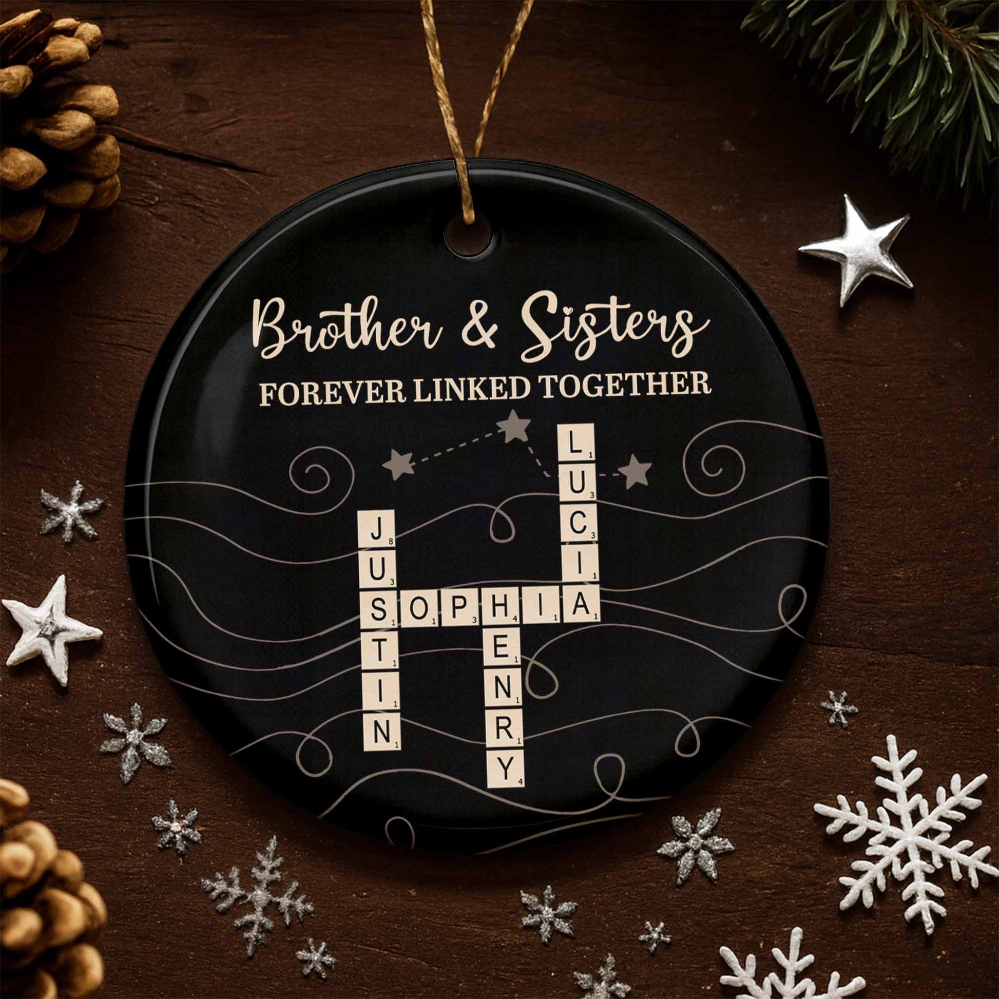 Brother & Sisters Forever Linked Together, Crossword Design