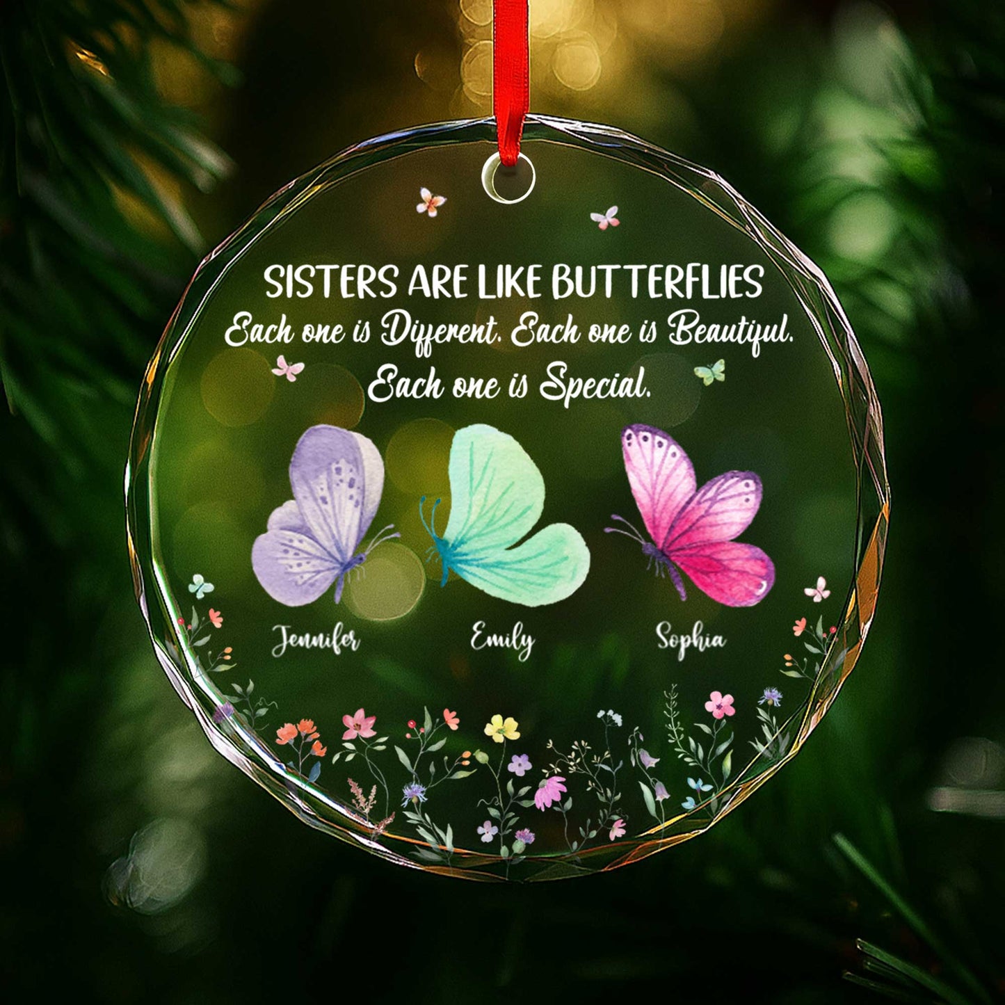 Sisters Are Like Butterflies, Beautiful And Special