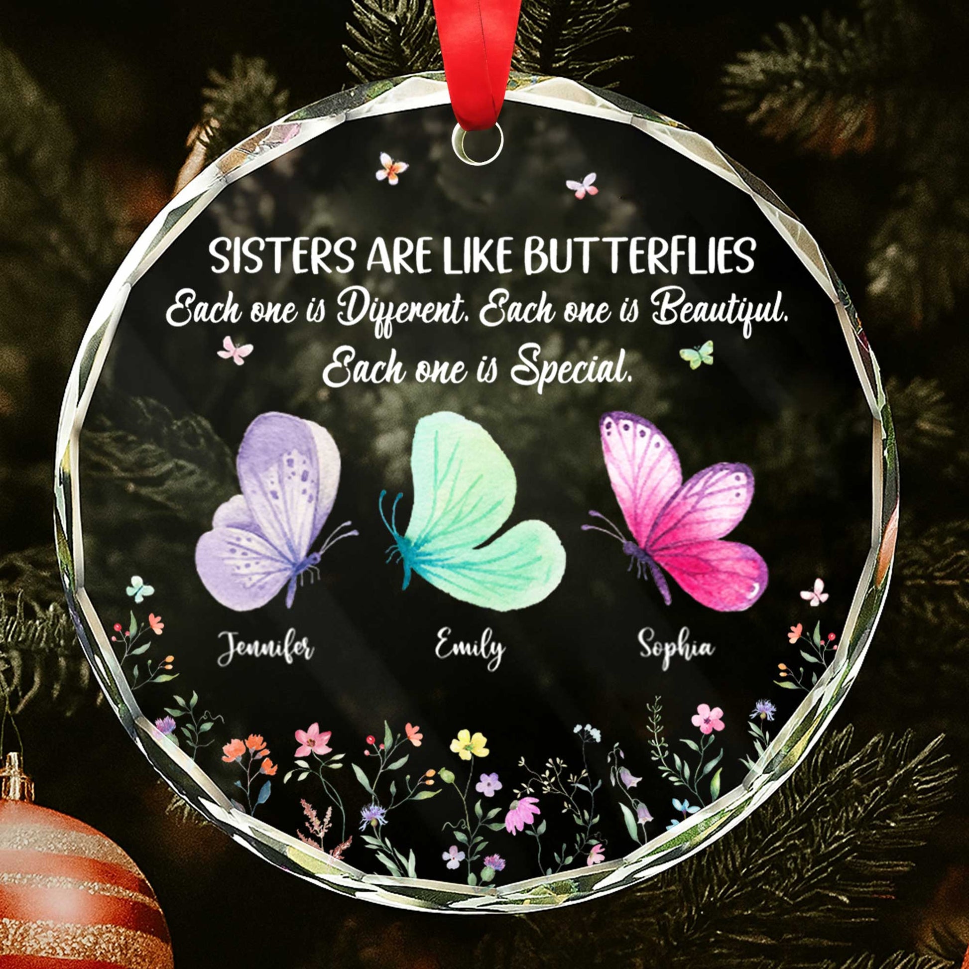 Sisters Are Like Butterflies, Beautiful And Special