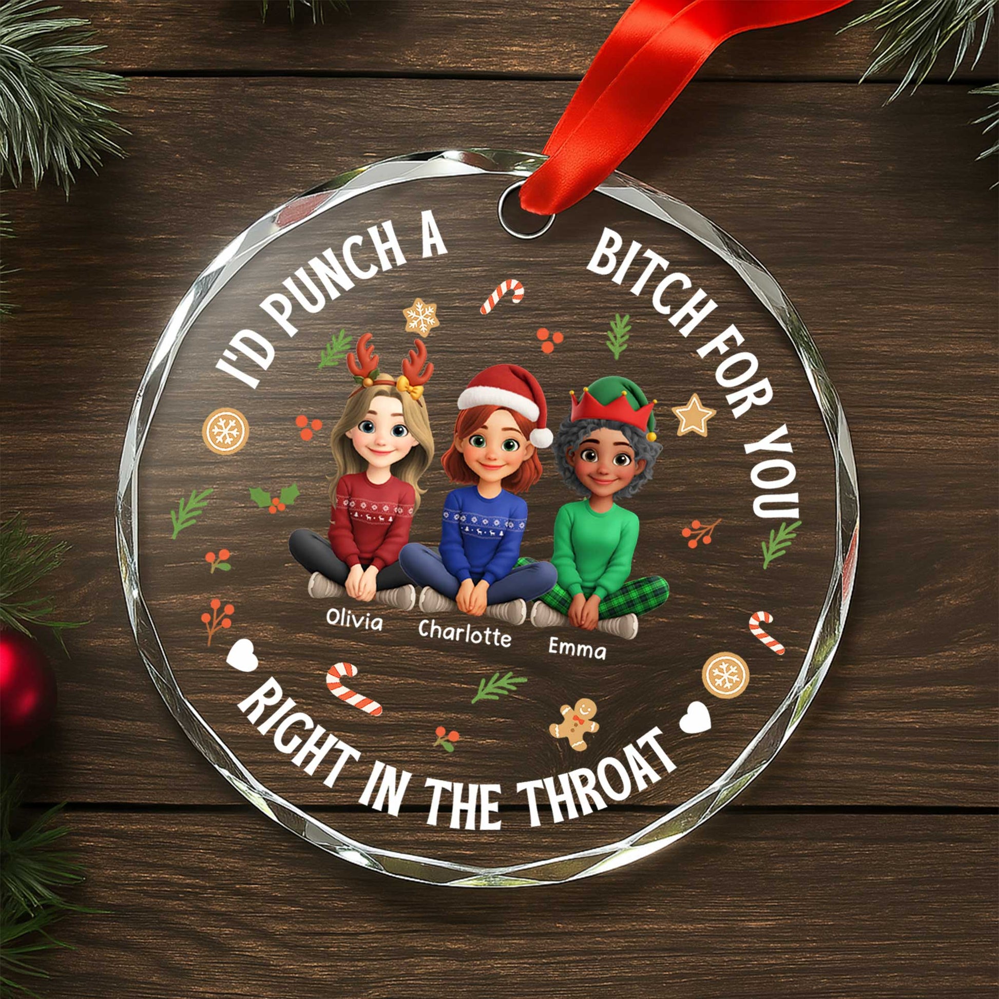 I'd Punch A B***h For You, Candy Canes, Snowflakes