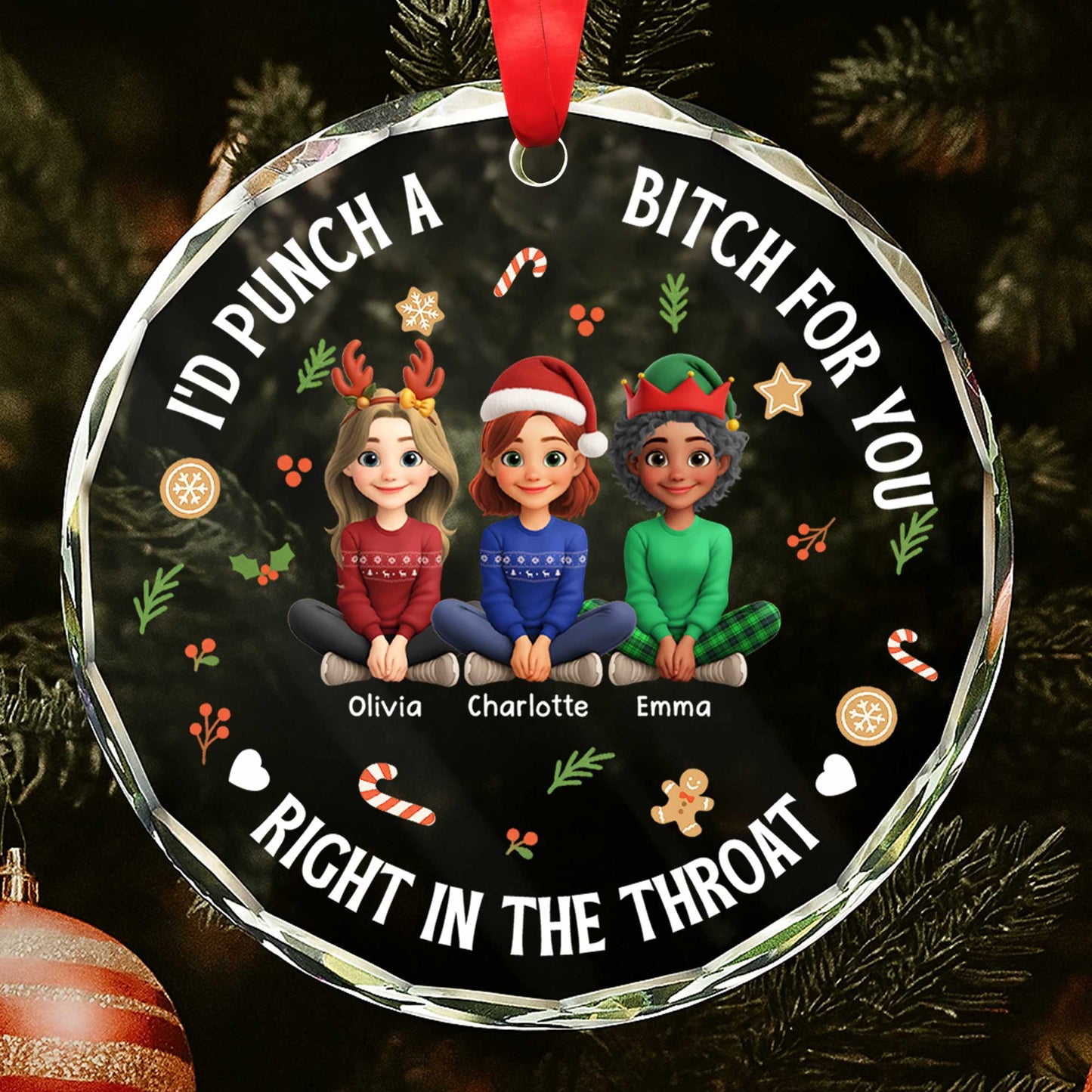 I'd Punch A B***h For You, Candy Canes, Snowflakes