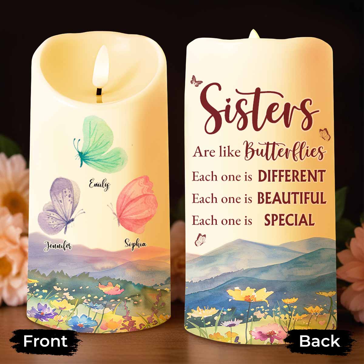 Sisters Are Like Butterflies, Beautiful and Special