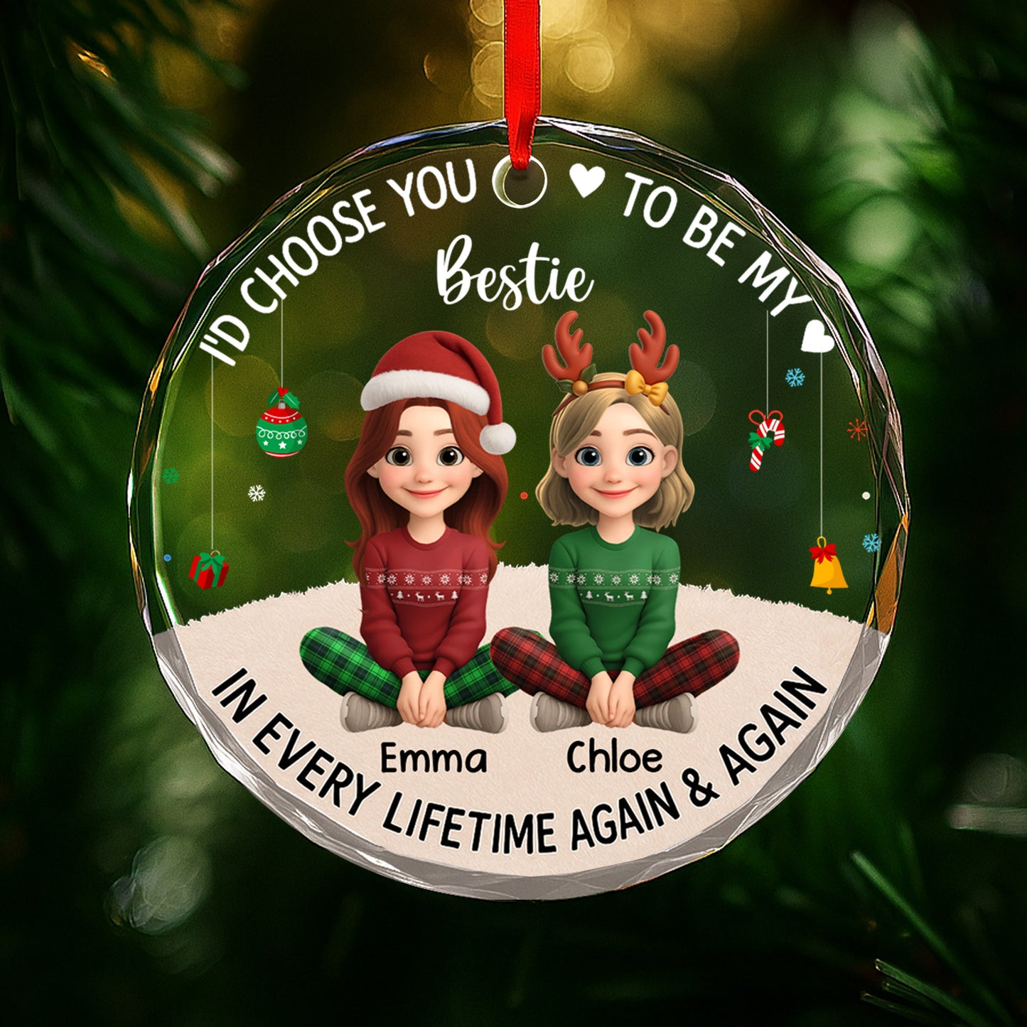 I'd Choose You To Be My Bestie, Two Animated Girls