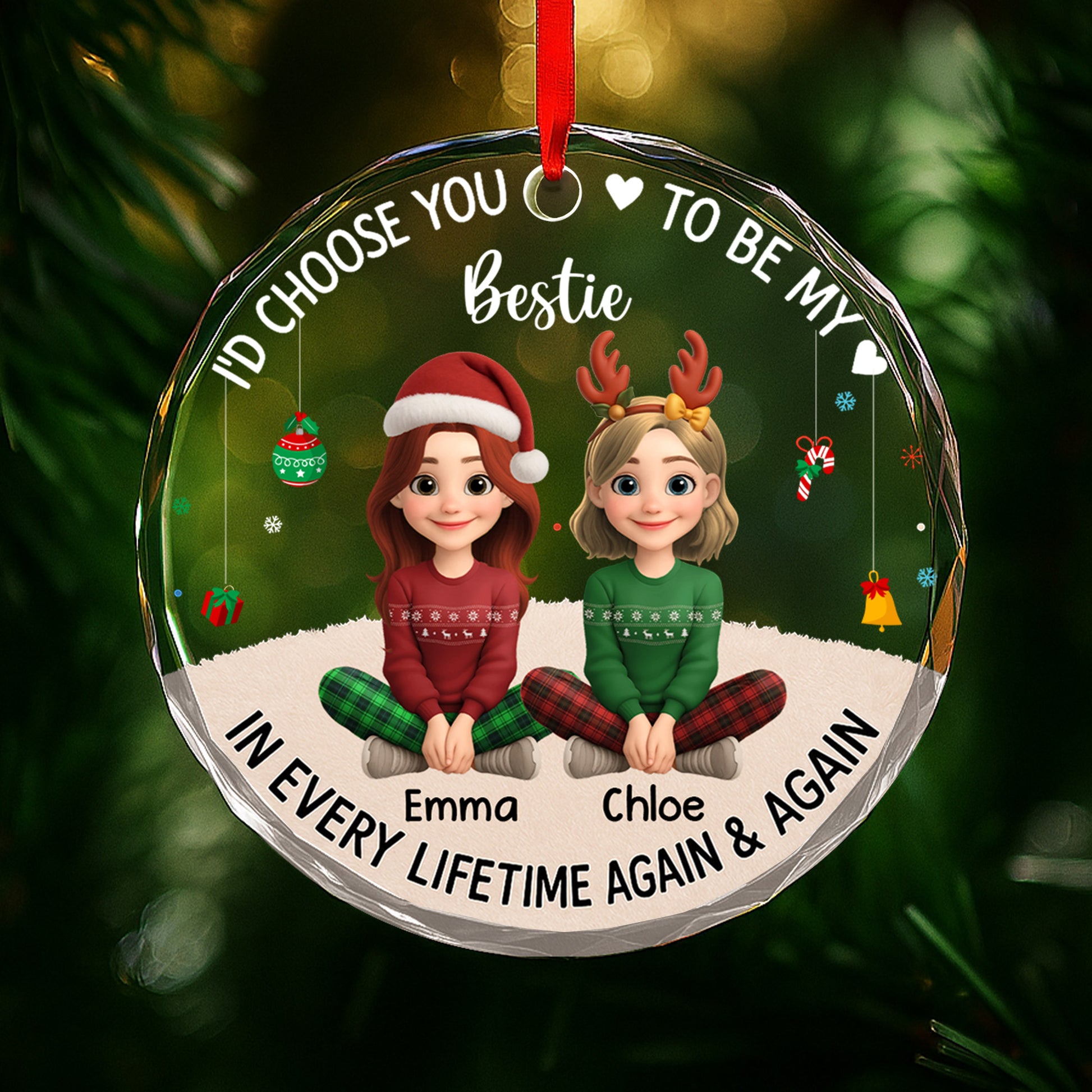 I'd Choose You To Be My Bestie, Two Animated Girls