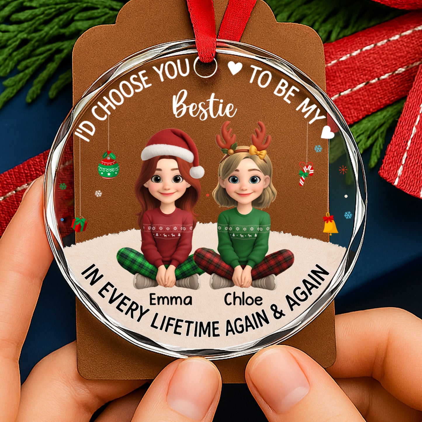 I'd Choose You To Be My Bestie, Two Animated Girls