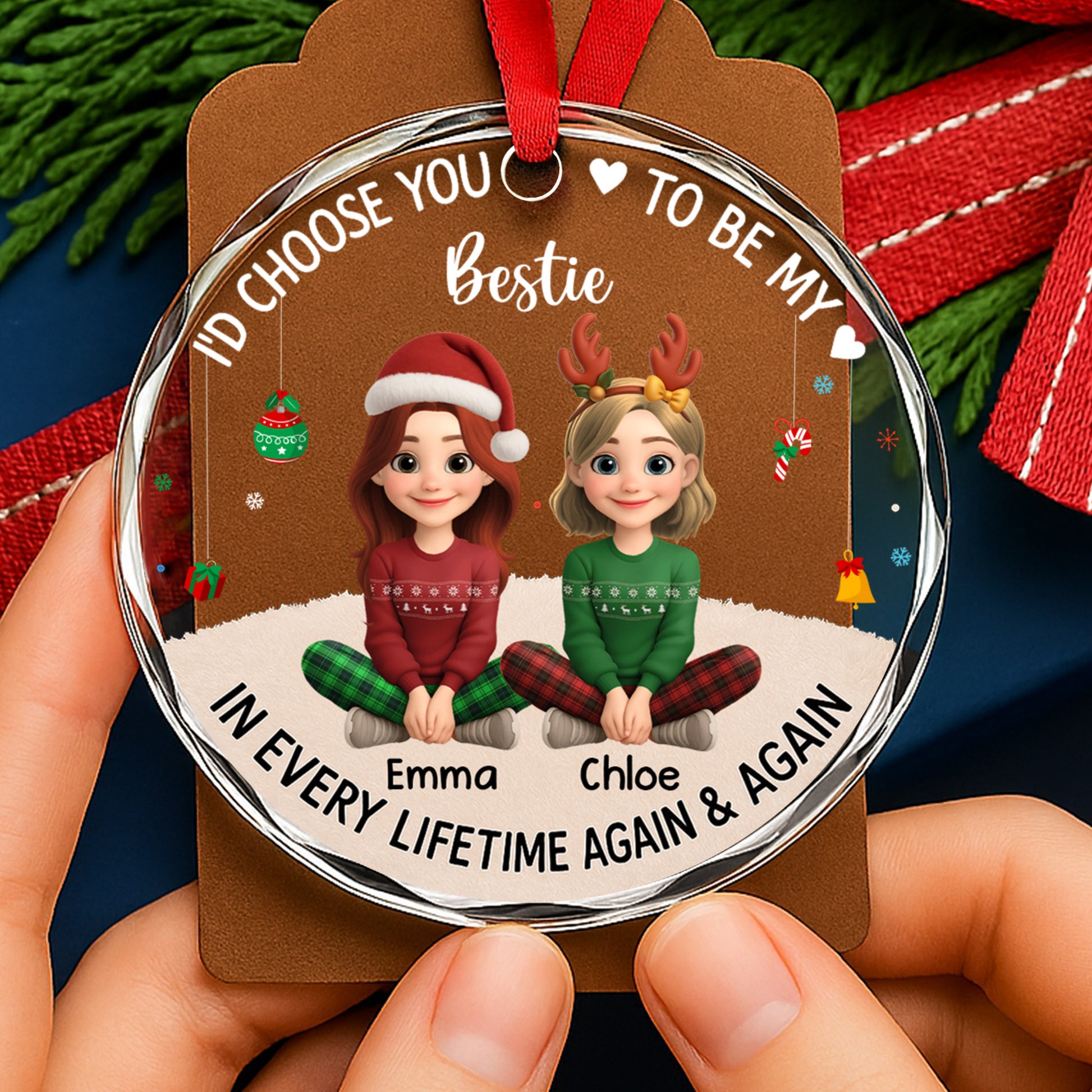 I'd Choose You To Be My Bestie, Two Animated Girls