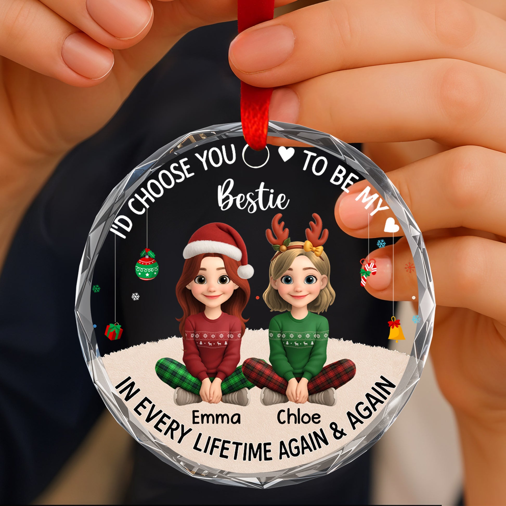 I'd Choose You To Be My Bestie, Two Animated Girls