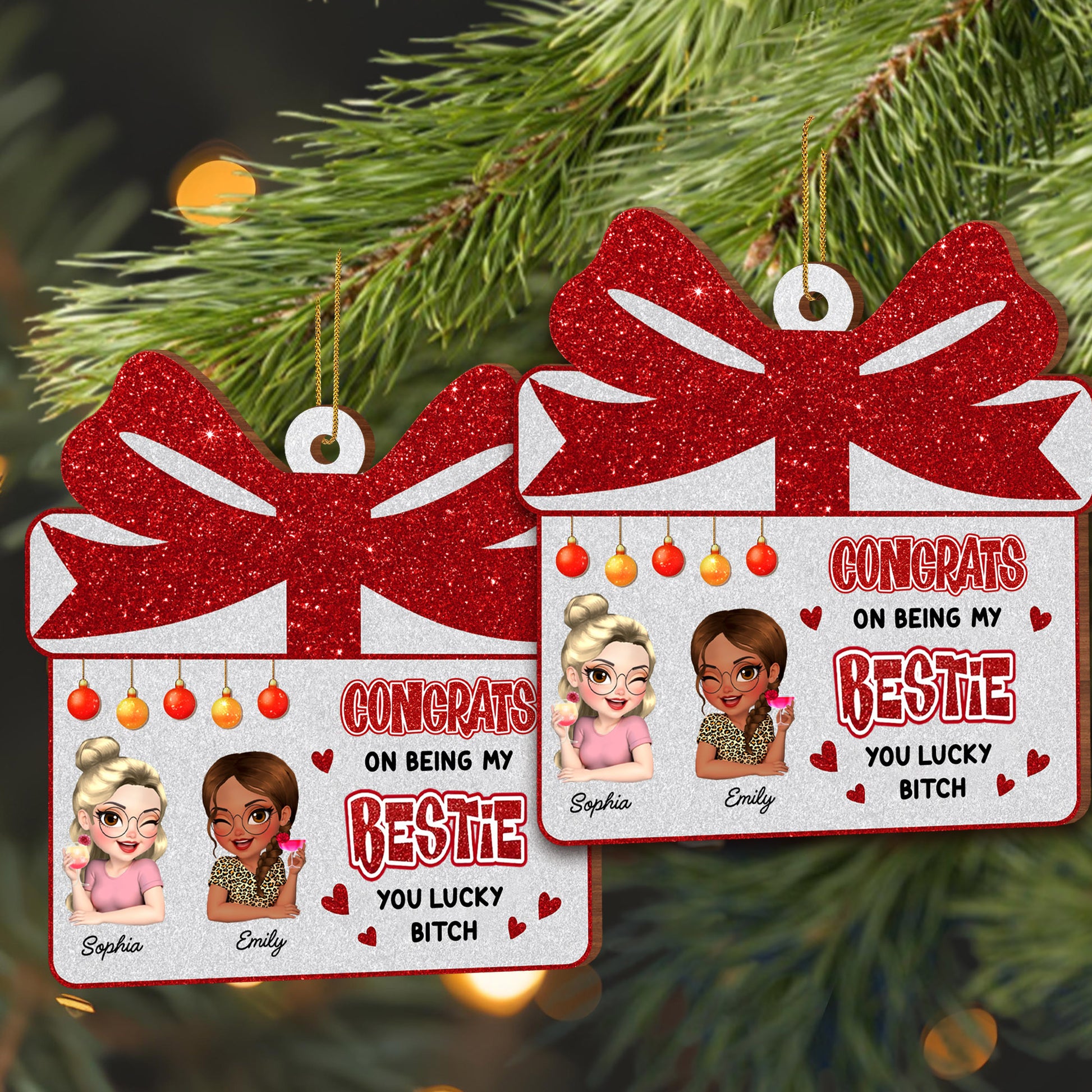 Congrats On Being My Bestie, Gift Box Design