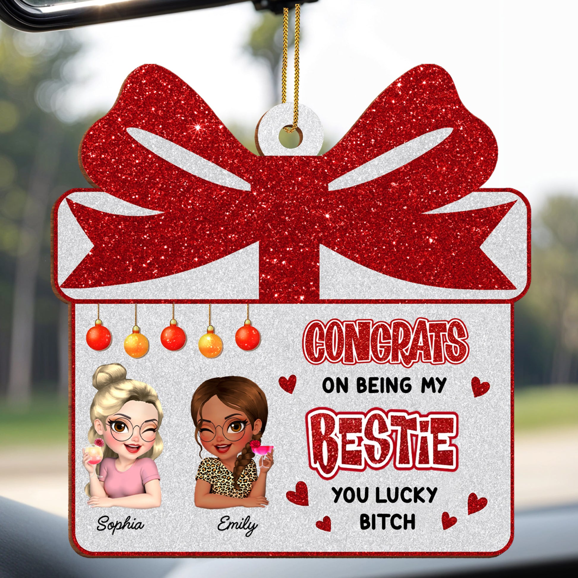Congrats On Being My Bestie, Gift Box Design