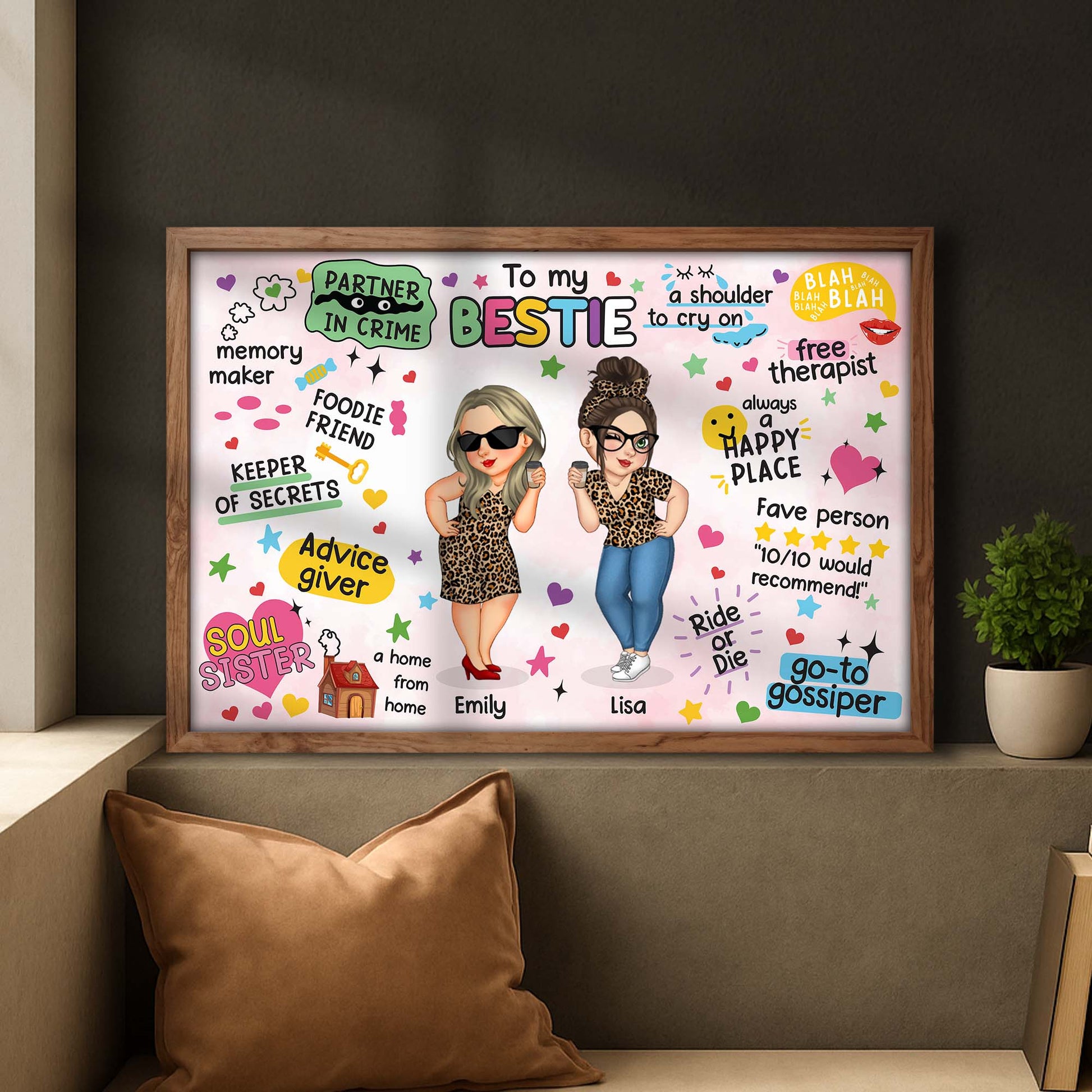 To My Bestie, Ride Or Die Celebration Poster