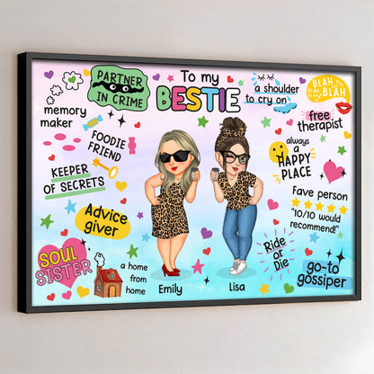 To My Bestie, Ride Or Die Celebration Poster