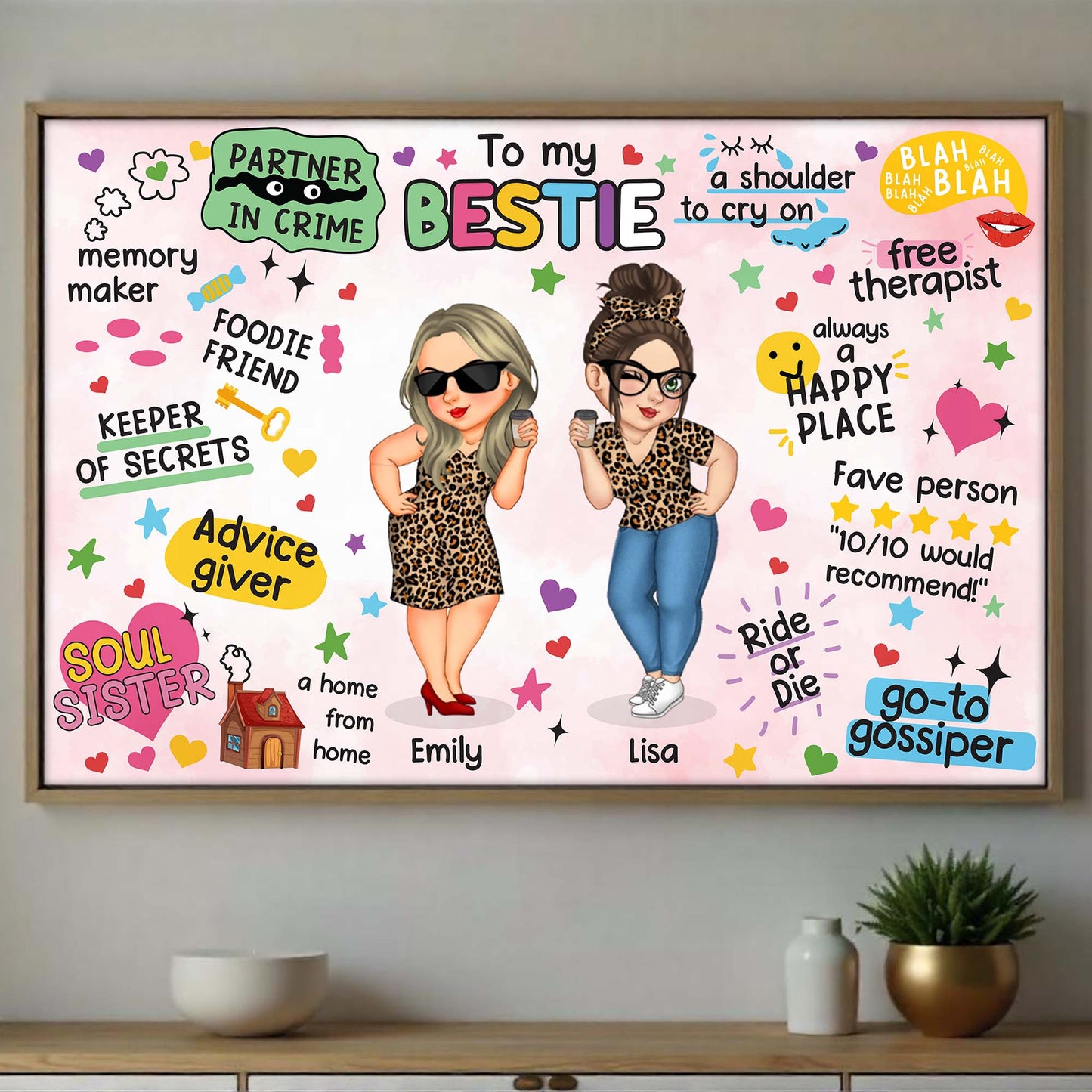 To My Bestie, Ride Or Die Celebration Poster