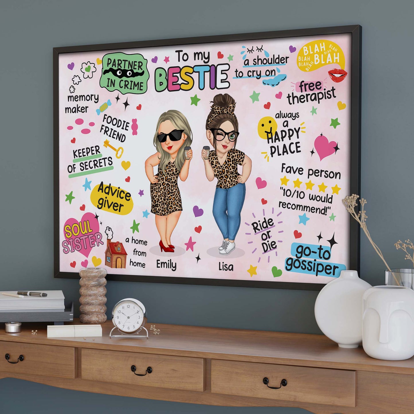 To My Bestie, Ride Or Die Celebration Poster