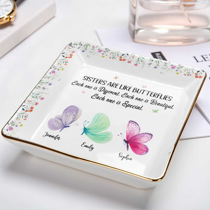 Sisters Are Like Butterflies, Each Unique And Beautiful