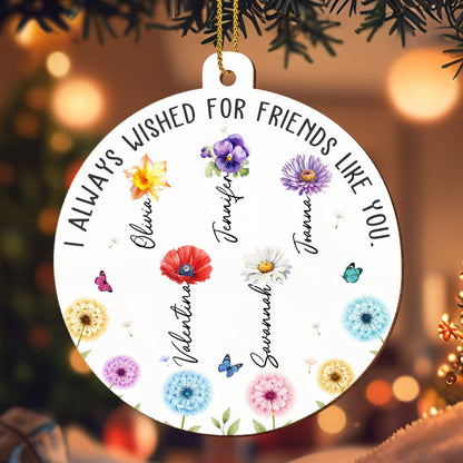 I Always Wished For Friends Like You, Flowers And Butterflies