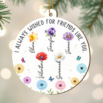 I Always Wished For Friends Like You, Flowers And Butterflies