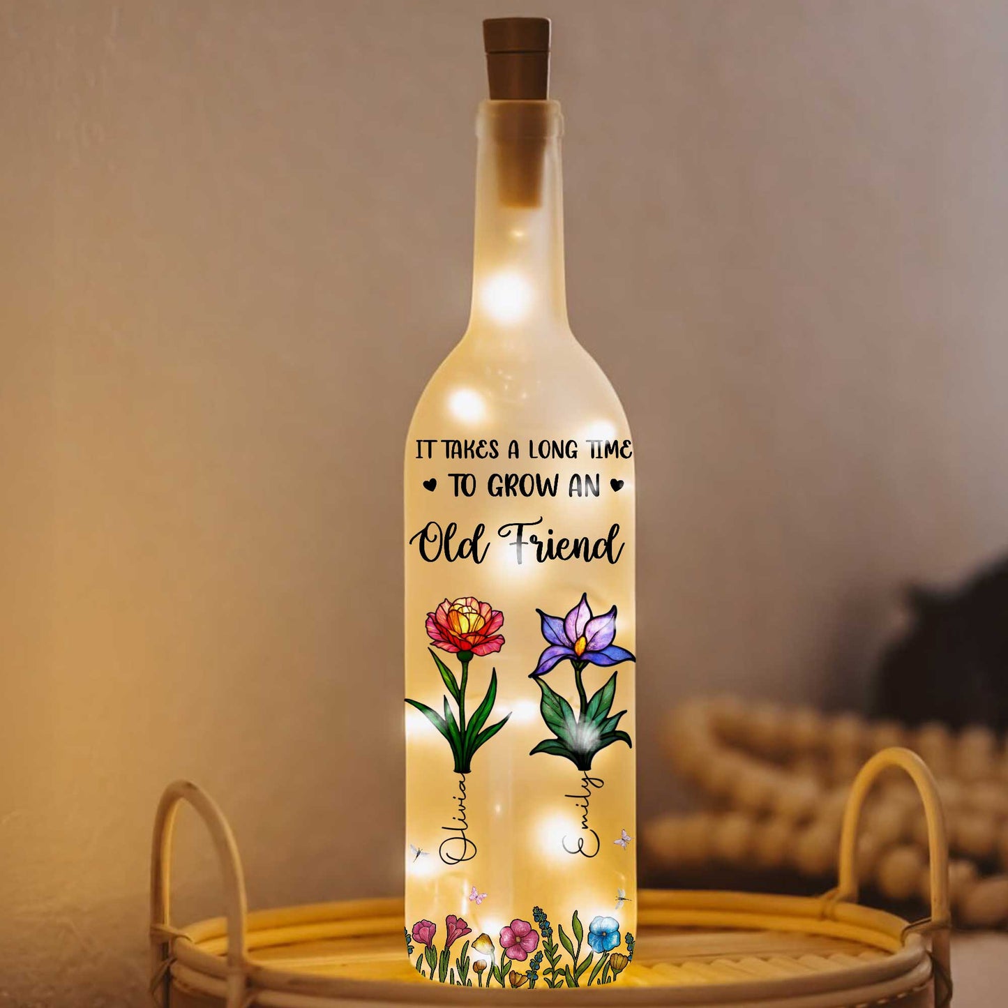 It Takes A Long Time To Grow An Old Friend With Flowers