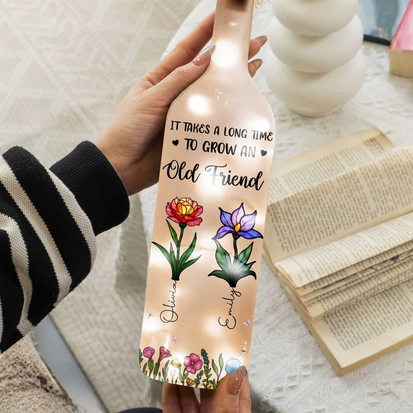 It Takes A Long Time To Grow An Old Friend With Flowers