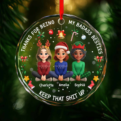 Thanks For Being My Badass Besties With Holiday Cheer