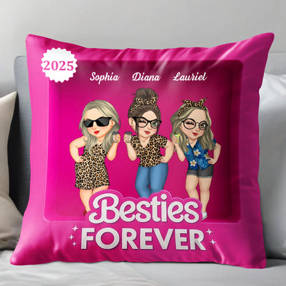 Besties Forever With Three Cartoon Girls