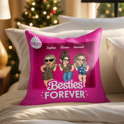 Besties Forever With Three Cartoon Girls