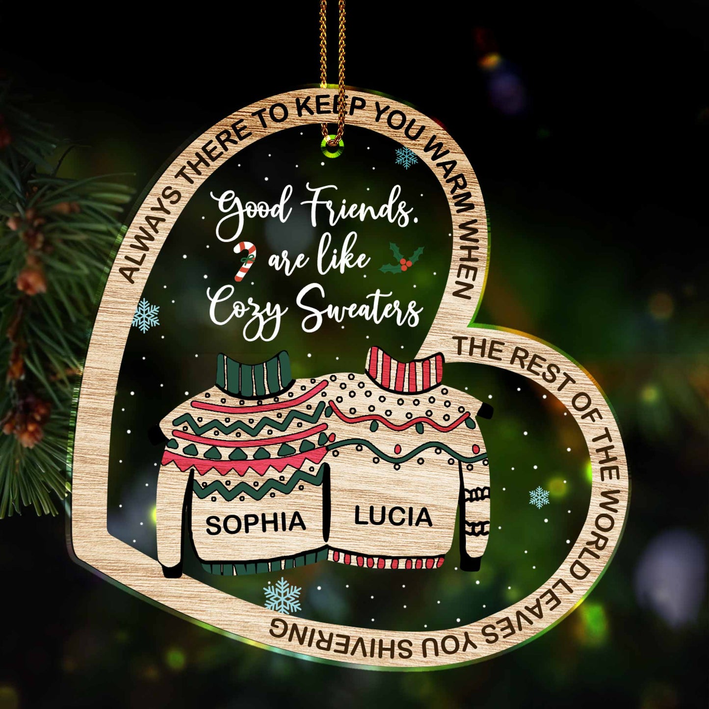 Good Friends Are Like Cozy Sweaters