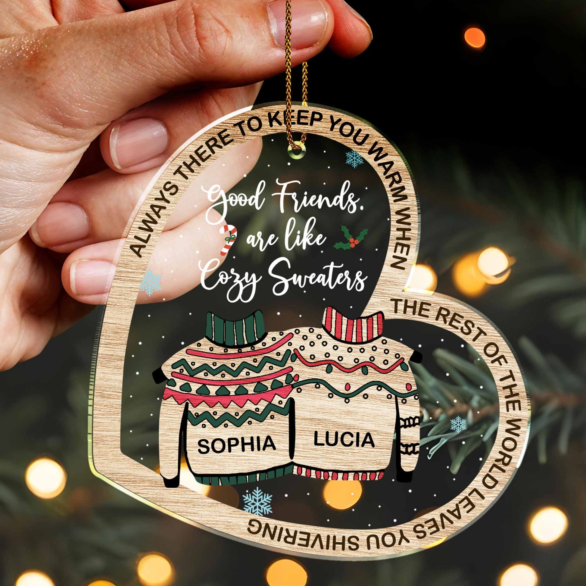 Good Friends Are Like Cozy Sweaters