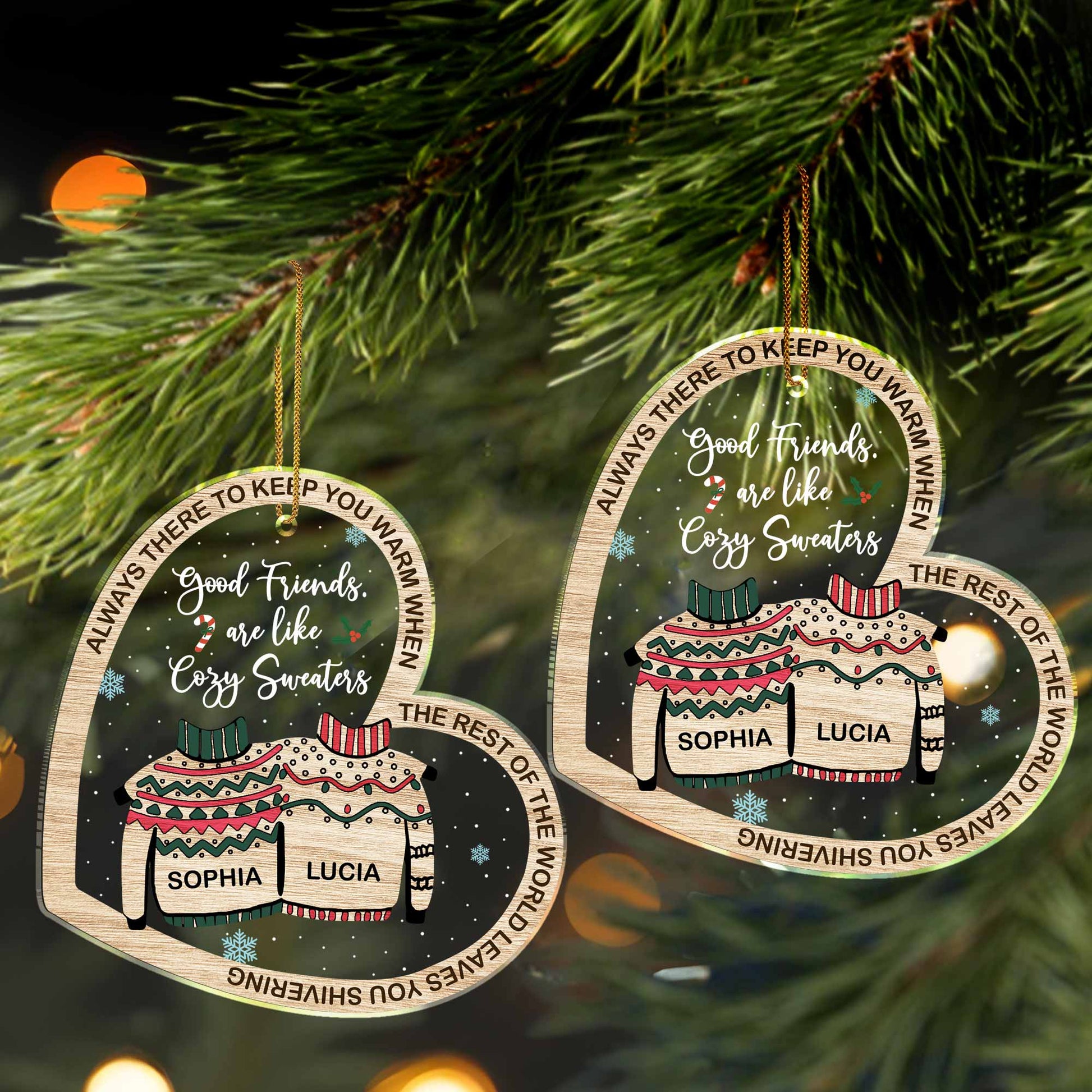 Good Friends Are Like Cozy Sweaters