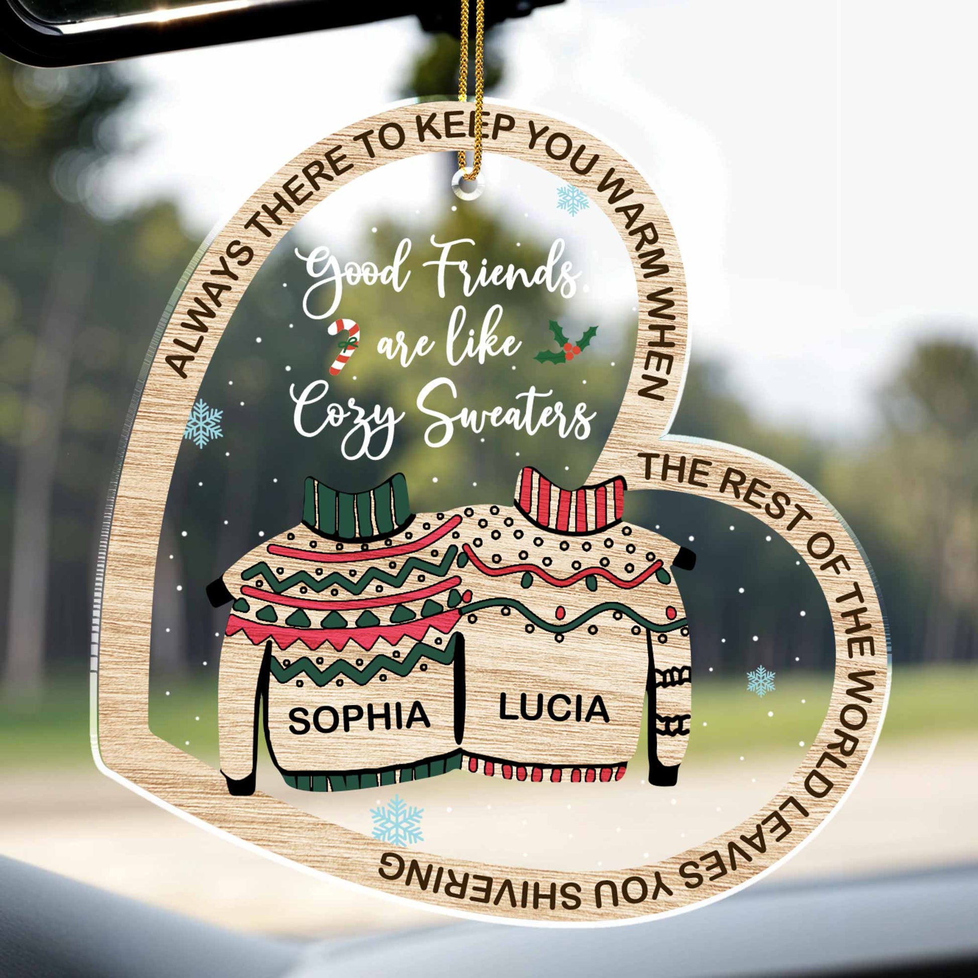 Good Friends Are Like Cozy Sweaters