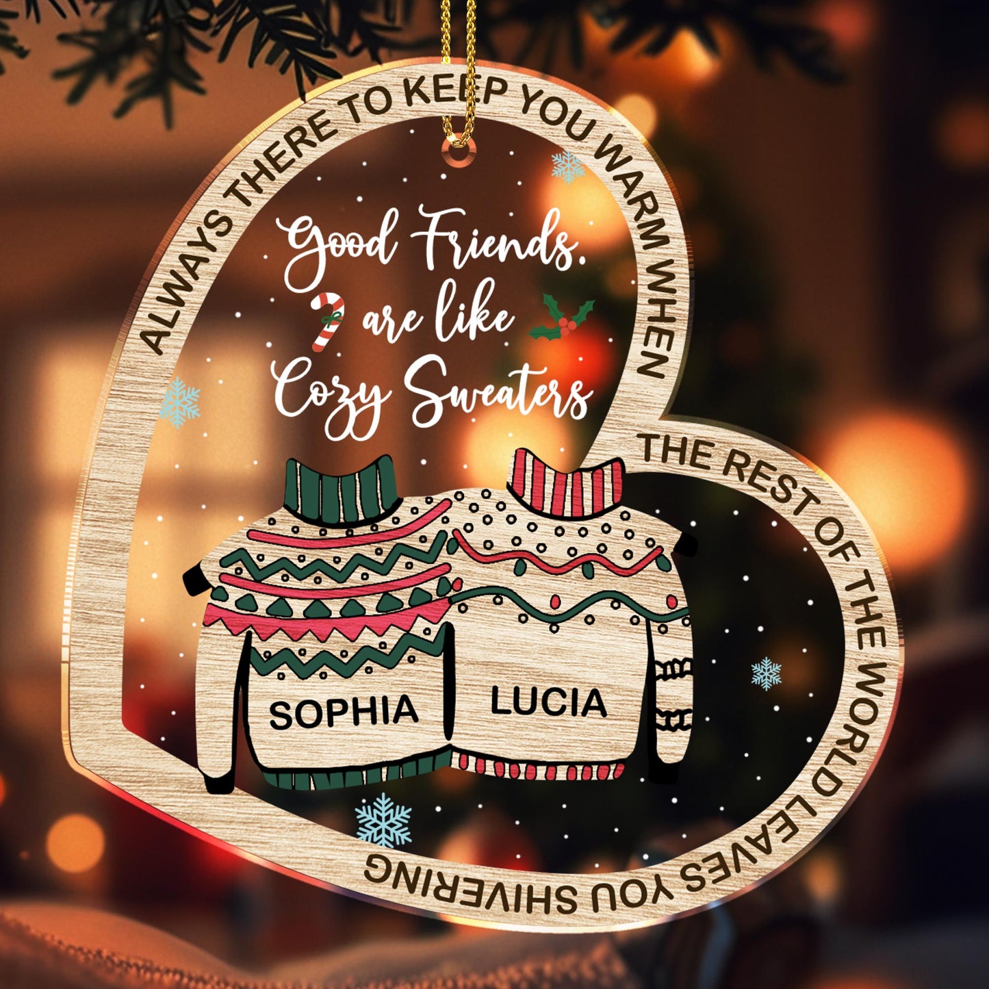 Good Friends Are Like Cozy Sweaters