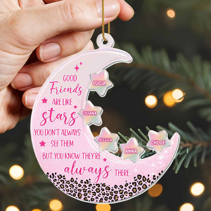 Good Friends Are Like Stars, Stars And Leopard Print