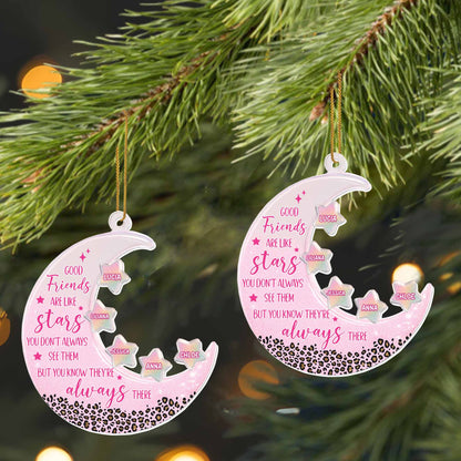 Good Friends Are Like Stars, Stars And Leopard Print