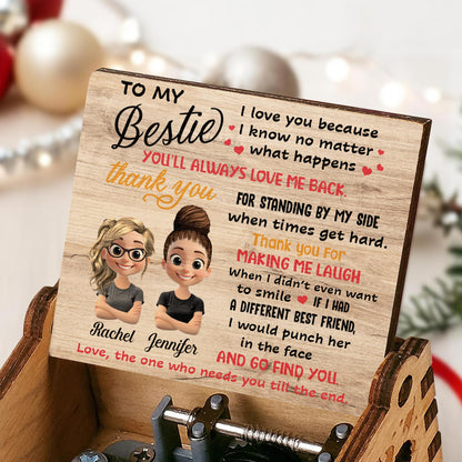 To My Bestie, Thank You For Standing By My Side