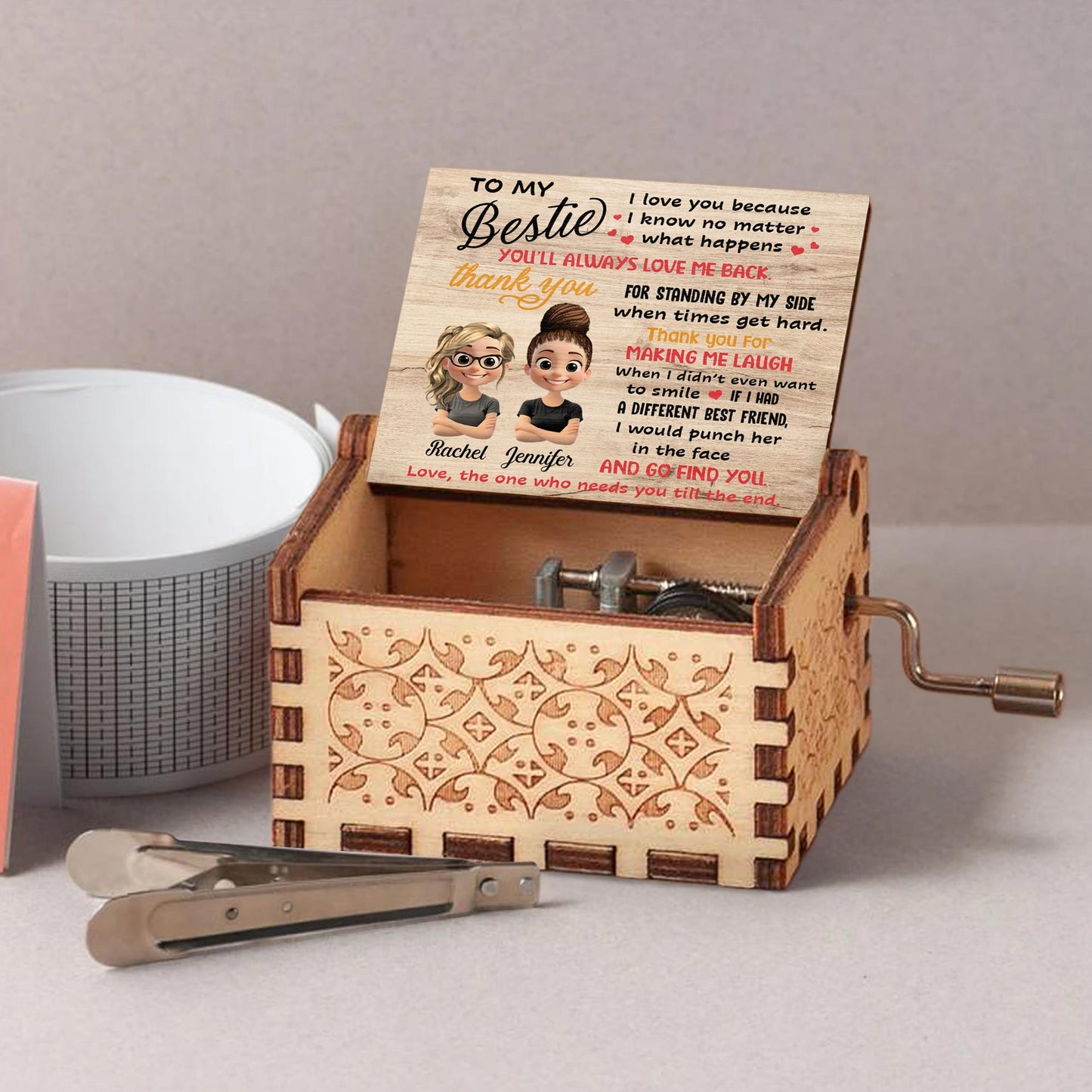 To My Bestie, Thank You For Standing By My Side