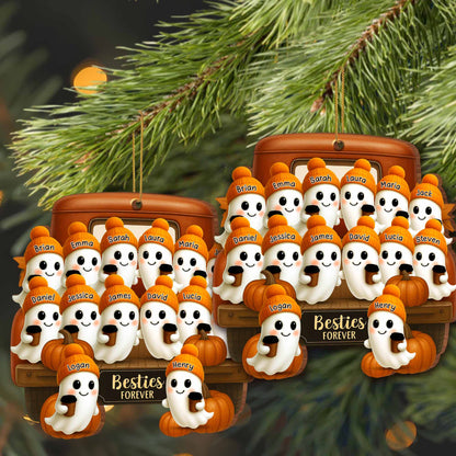 Besties Forever With Ghosts And Pumpkins