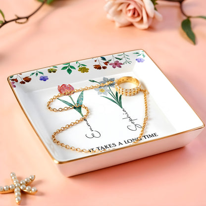 It Takes A Long Time To Grow An Old Friend, Floral Design