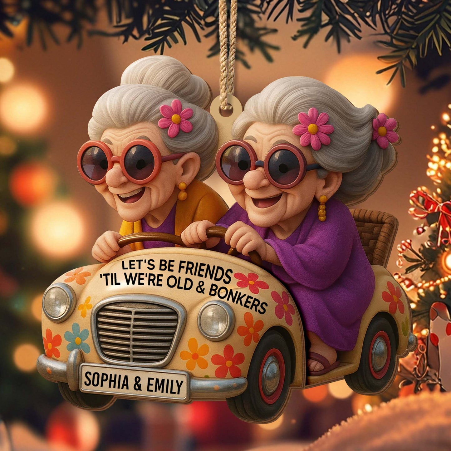 Let's Be Friends 'Til We're Old And Bonkers, Elderly Women, Car